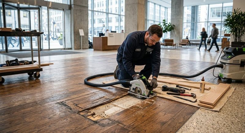 Our team working on Flooring Service projects in Newport, RI