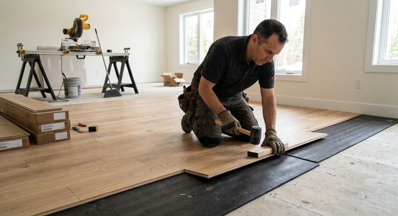 Engineered Wood Installation in Newport, RI