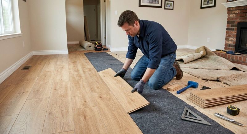 Laminate Floor Remodeling in Newport, RI
