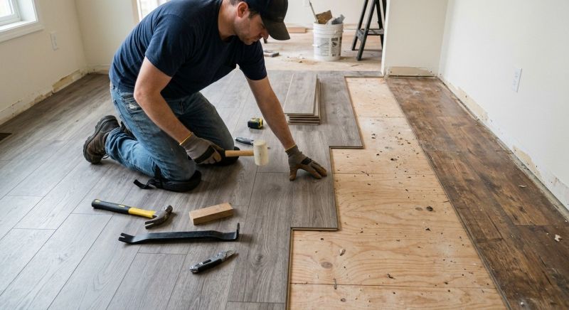Laminate Floor Replacement in Exeter, RI