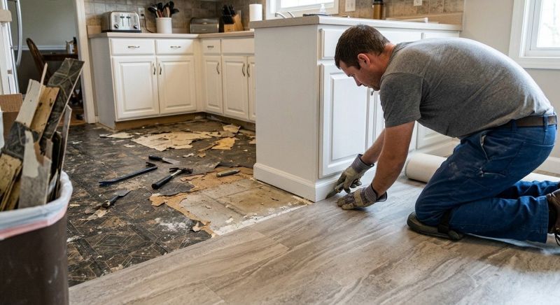 Linoleum Floor Installation in East Providence, RI