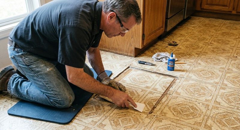 Linoleum Floor Installation in Jamestown, RI