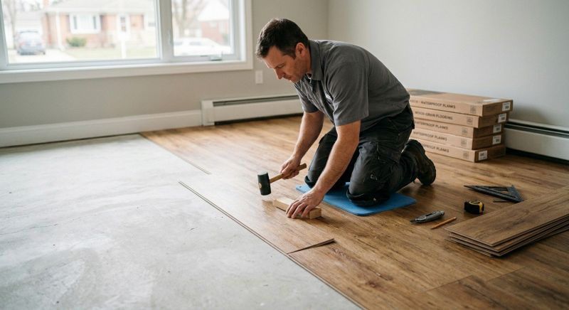 Linoleum Flooring Replacement in Newport, RI