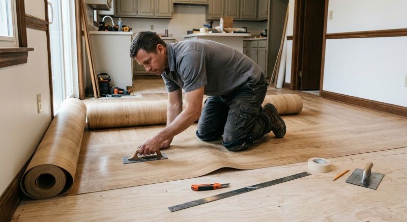 Sheet Flooring Installation in Little Compton, RI