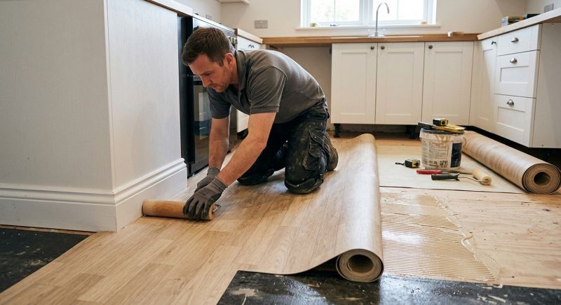 Sheet Linoleum Installation in Providence, RI