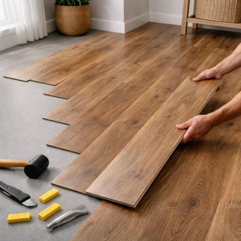 Vinyl Plank Floor Installation in Newport, RI