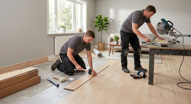 Wood Laminate Installation in Newport, RI